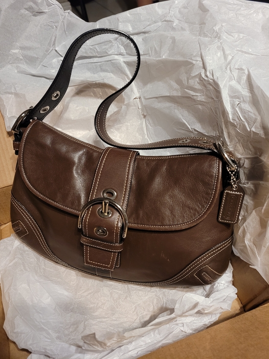 Coach Handbags - Vintage Coach Soho Buckle Flap Shoulder Bag